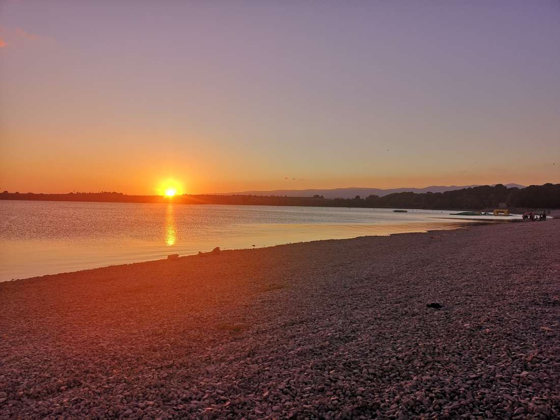 Sunset au Lac de Jouarres à Olonzac- M Barral